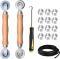 BAYTORY Upgrade Window Screen Repair Kit, Steel/Nylon Roller Tool by BAYTORY