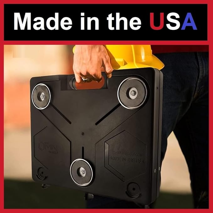 The OmniShelf Portable Workstation, Magnetic Toolbox, Laptop Stand w/ 50 lb - Image 6