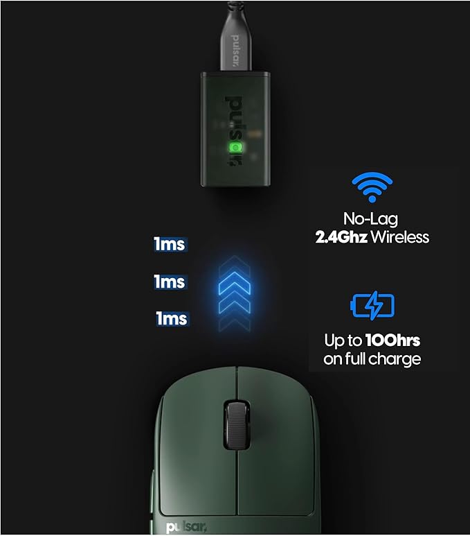 Pulsar Gaming Gears X2H mini Wireless Gaming Mouse, Founder's Edition, Ultra - Image 3