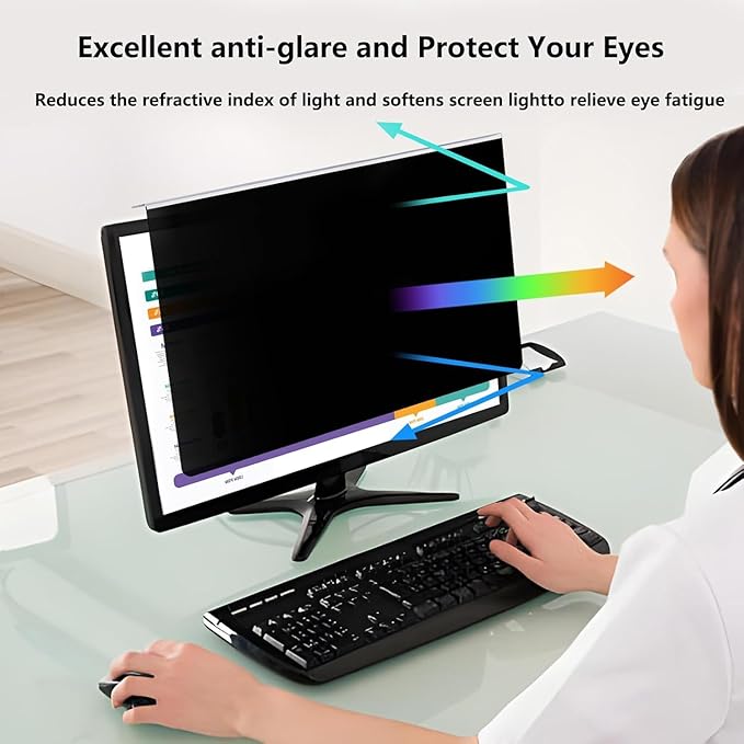 [2 Pack Computer Privacy Screen Shield Compatible - Image 4