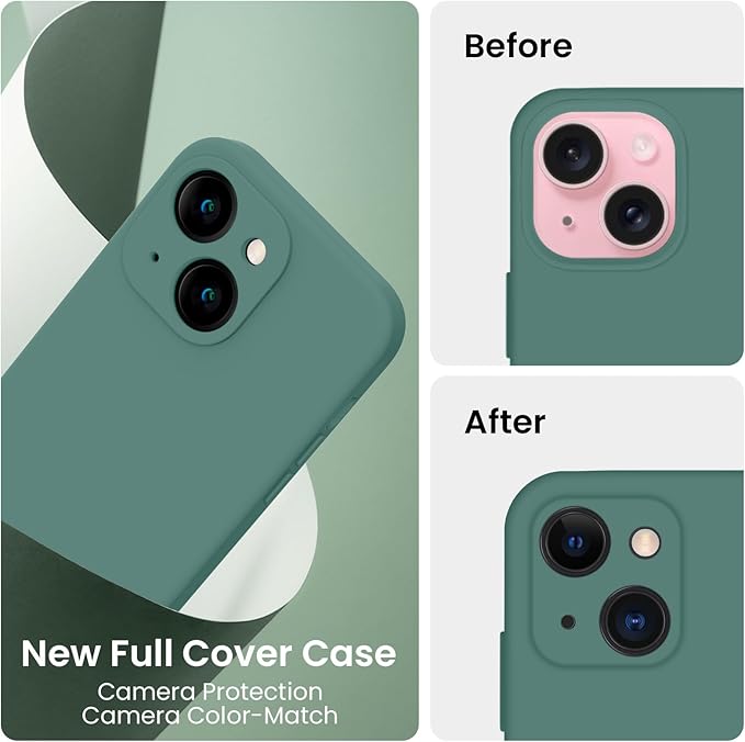 FireNova Designed for iPhone 15 Plus Case, Silicone Case with, Soft - Image 3