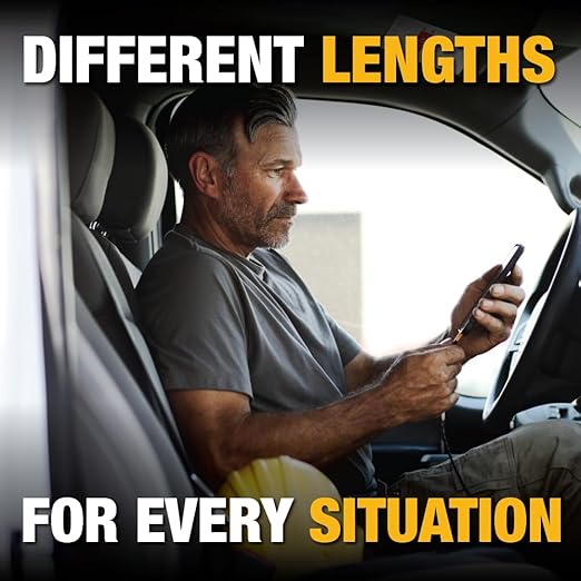 DEWALT Heavy Duty USB C Cable, Jobsite 60 Watt USB C Cable, High Speed Type-C - Image 7