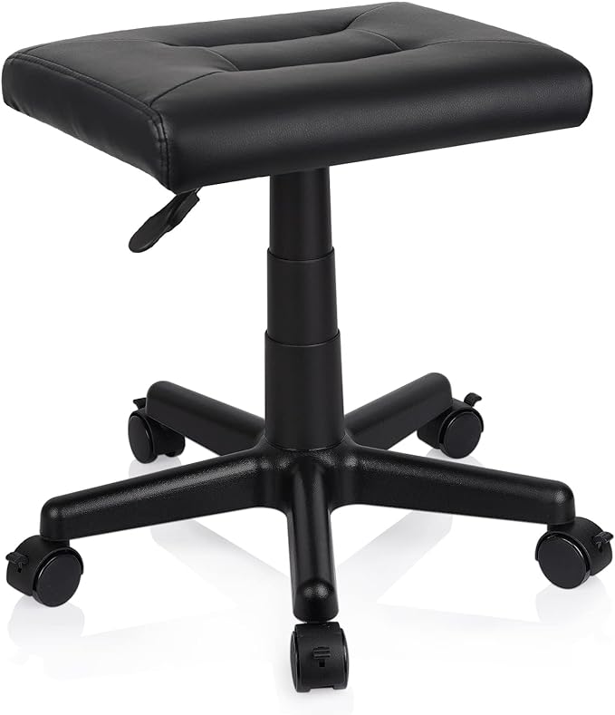 Footrest Stool Under Desk Adjustable Height Footrest Ottoman Ergonomic Foot by Lilithye