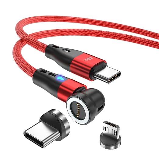 Magnetic Charging Cable 7Pin PD 60W USB C to USB Type C/Micro USB Fast Charging - Image 2