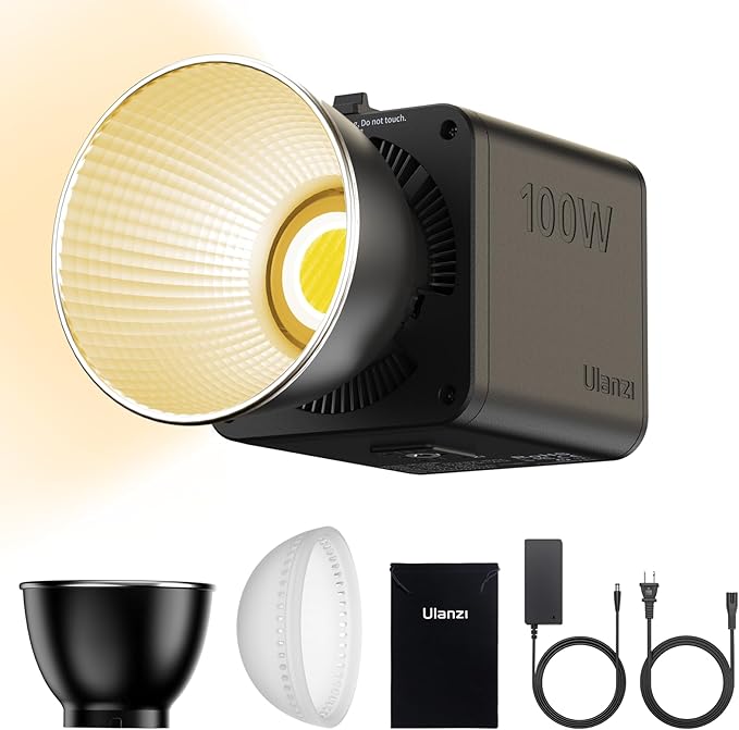 ULANZI 100W Bi-color Portable LED Video Light w DC Power Adapter, 111Wh by ulanzi