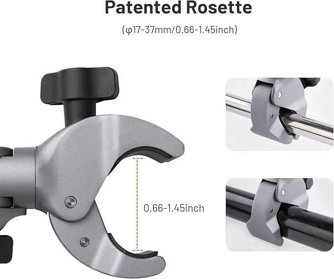 PGYTECH CapLock Super Clamp Mount, Aluminum Alloy Bracket - Image 3