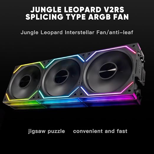 Jungle Leopard Interstellar V2 RS 120mm Case Fan Infinity Mirror Module - Image 3
