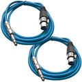 Seismic Audio - SATRXL-F6-2 Pack of 6 Foot 1/4 Inch TRS to XLR Female Patch by SeismicAudio