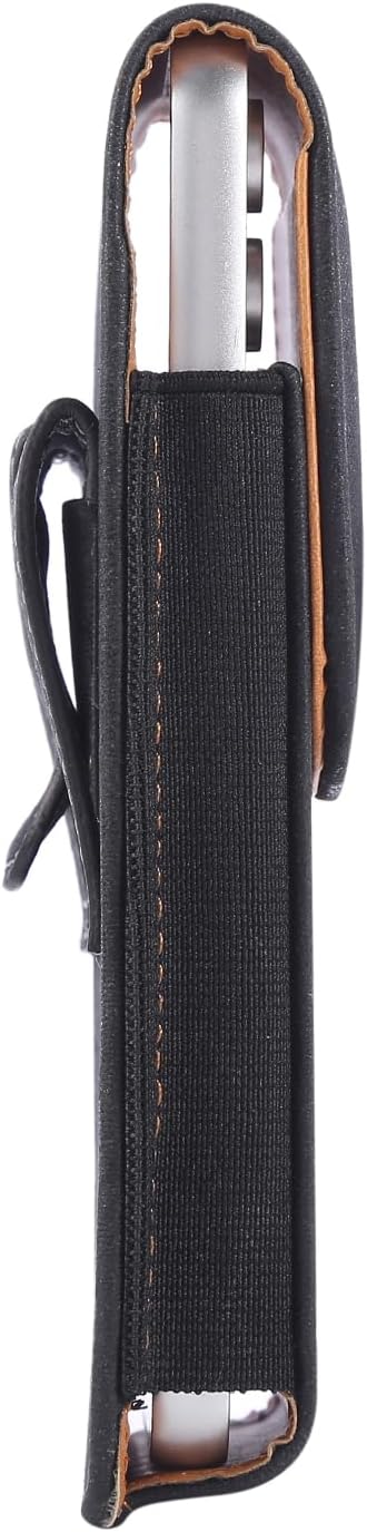 Universal Phone Holster Phone Pouch Case Belt Clip Belt Loops Card Slot Faux - Image 5