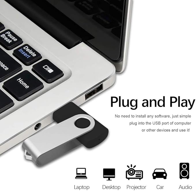 Aiibe 20pcs 8GB Flash Drives Bulk 8GB USB Flash Drive 20 Pack 8 GB USB Sticks - Image 4