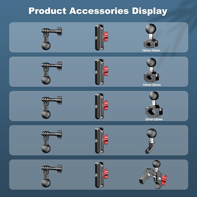 Clamp Mount for Action Camera, Super Camera Clamp Mount - Image 6