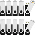 JUANWE 16GB USB Flash Drive 50 Packs, Bulk Thumb Drives FAT32 Foldable by JUANWE