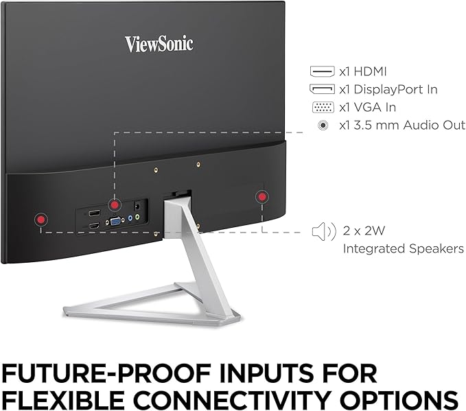ViewSonic VX2276-SMHD 22 Inch 1080p Widescreen IPS Monitor - Image 4