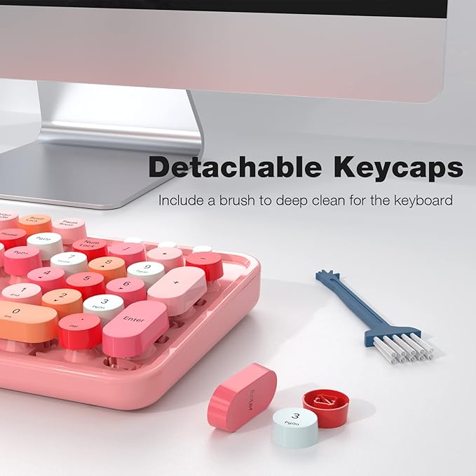 KNOWSQT Wireless Keyboard and Mouse Combo, - Image 3