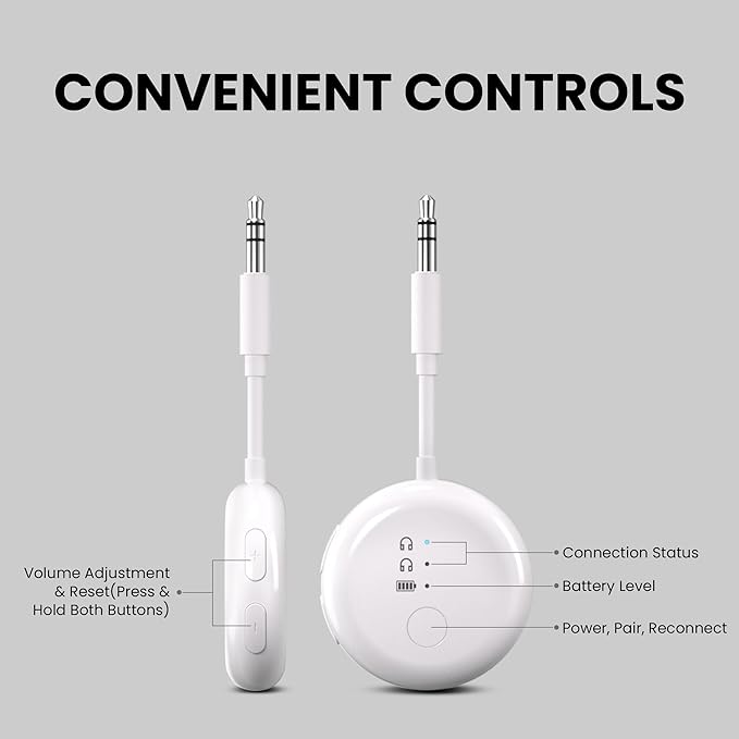 Avantree SoundJet R1 – Airplane Bluetooth Adapter - Image 4