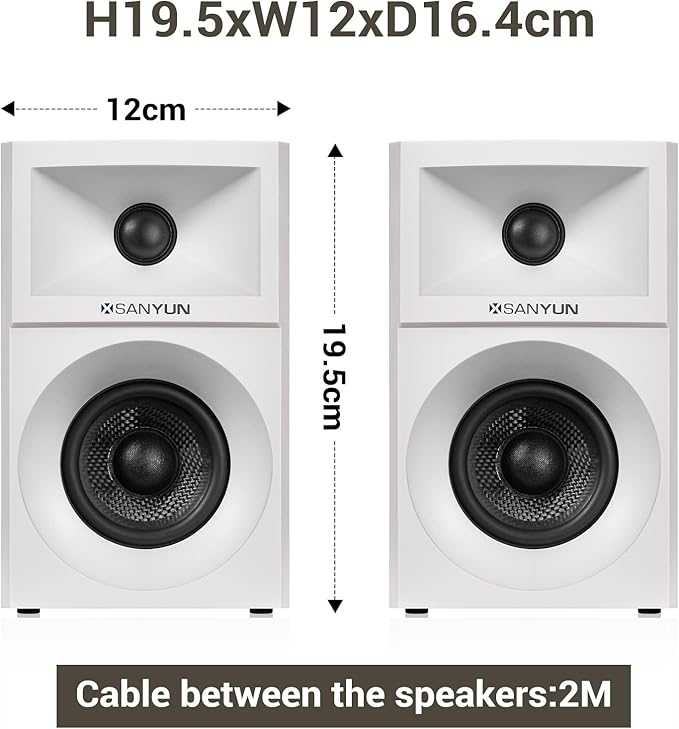 SW203 4.0 Computer Speakers - 60W 4-Way DSP Control 3D Immersive Sound - 3" - Image 2