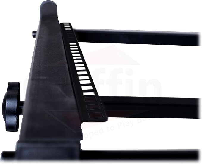 GRIFFIN 19U Rack Mount Rolling Stand & Adjustable Mixer Platform Rails – Cart - Image 7