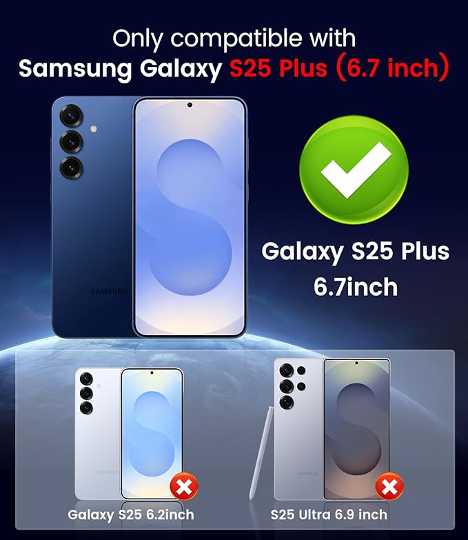 Magnetic for Samsung Galaxy S25 Plus Case Slim Soft Silicone Bumper Shockproof - Image 7