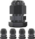 MGI SpeedWare 1/4" NPT Strain Relief Nylon Cord Grip Cable Glands by MGISpeedWare