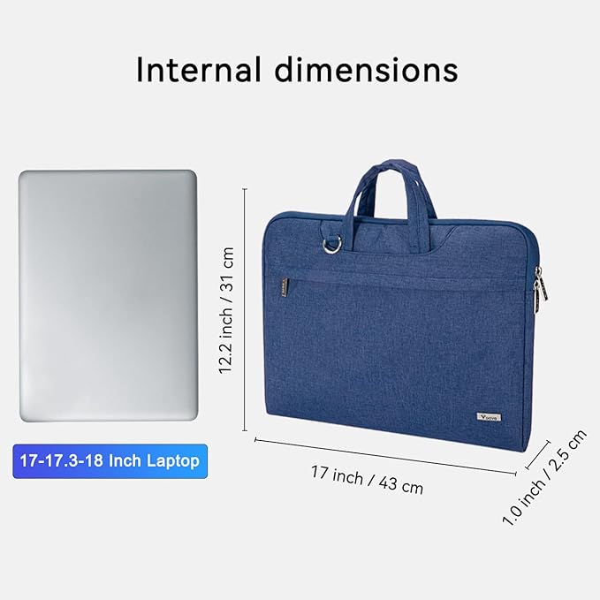 Voova Laptop Bag 17 17.3 Inch Waterproof Laptop Sleeve Case - Image 9