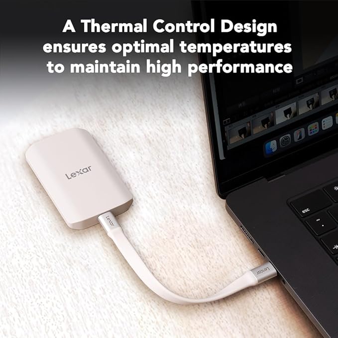 Lexar 2TB ES5 Magnetic External SSD, Compatible w/MagSafe, USB-C Smartphones - Image 5