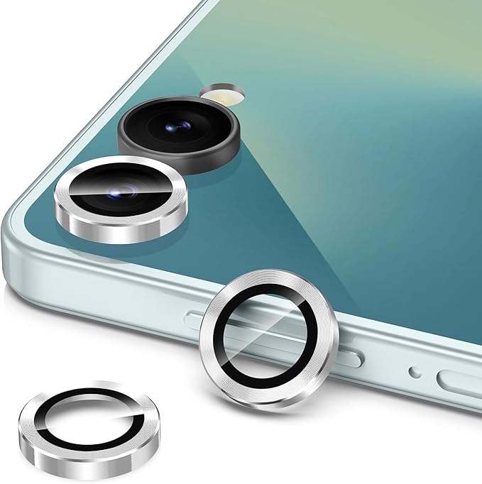 for Samsung Galaxy Z Flip 7 Camera Lens Protector, Individual Metal Ring - Image 2