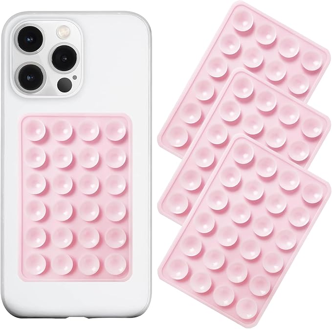 Silicone Suction Phone Case Mount 3 Pack, Silicon Adhesive Suction Cup Phone by LvShuLiangPin