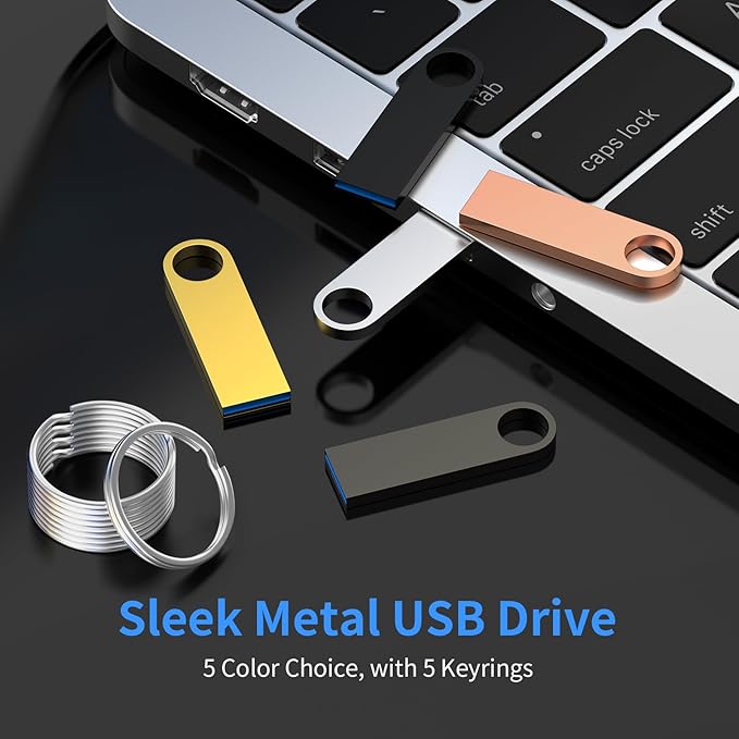 USB 3.0 Flash Drive 32GB 5 Pack, Wooolken High Speed USB 3.0 Thumb Drives Sleek - Image 7