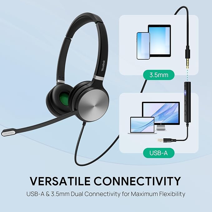 Yealink UH36 Professional USB Headset, Wired Headphones - Image 4