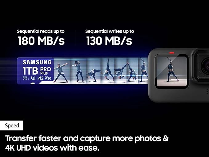 Samsung PRO Plus microSD Memory Card + Adapter, 128GB microSDXC, Full HD & 4K - Image 3