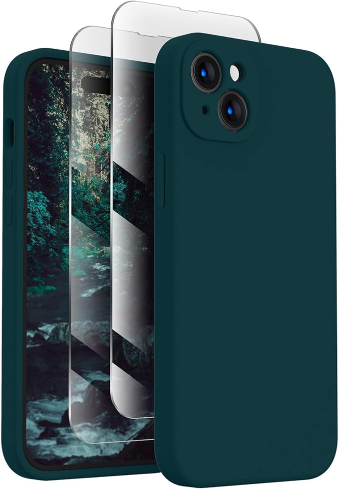FireNova Designed for iPhone 15 Plus Case, Silicone Case with, Soft by FireNova