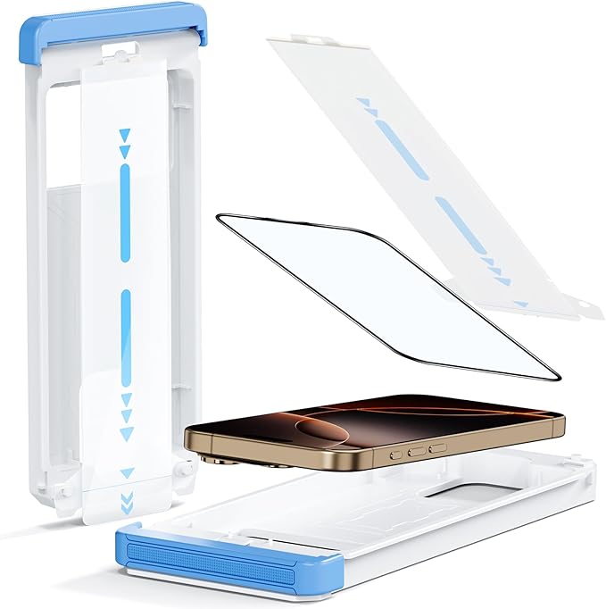 Screen Protector for iPhone 15 Pro Max Military Grade Tempered Glass by DDDDECADE