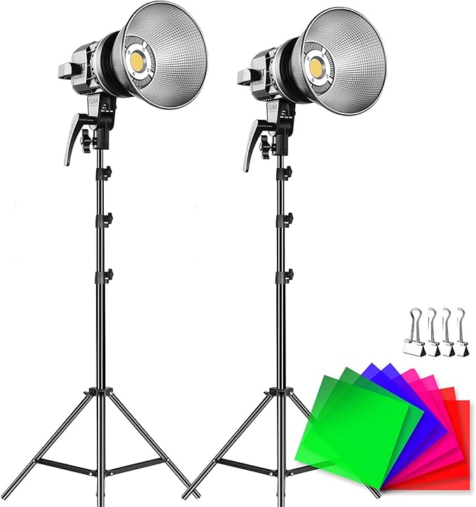 GVM 80W Video Light with Bowens Mount 2PCS LED Continuous Video Light with by GVMGreatVideoMaker