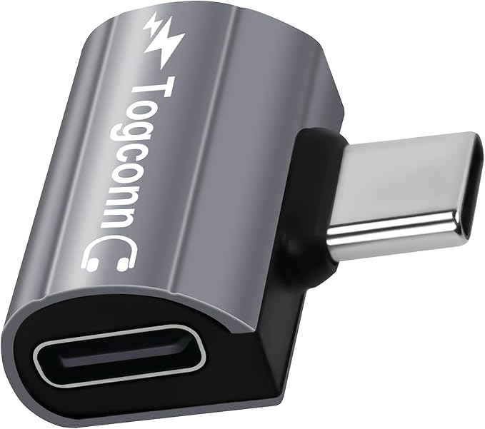 Dual USB C Headphone and Charger Adapter Splitter, 2-in-1 Type C to USB-C Audio by Togconn