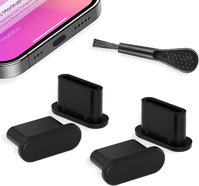 USB C Dust Plugs -Anti Dust Plug Cover Charging Silicone Port Covers by Unknown