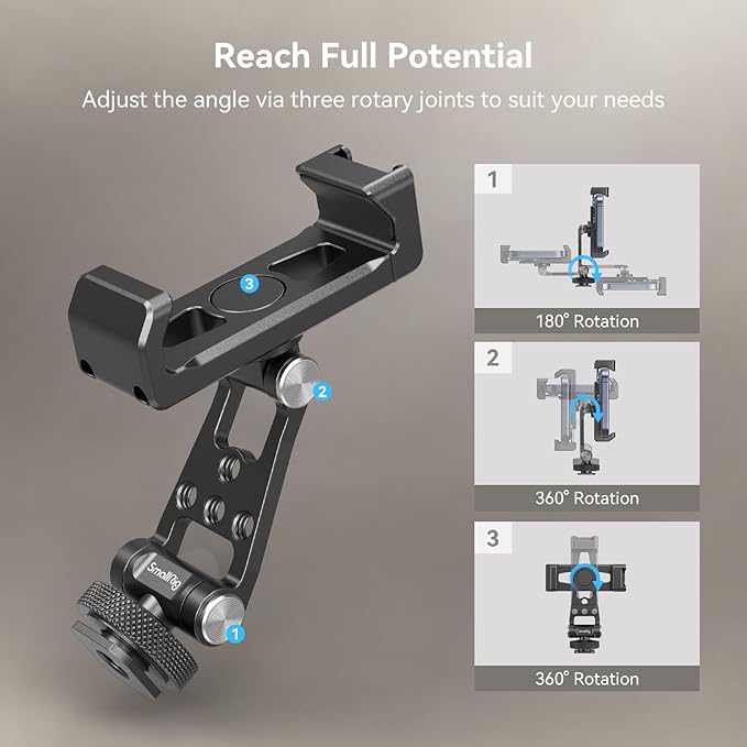 SMALLRIG Metal Phone Holder Support - Image 5