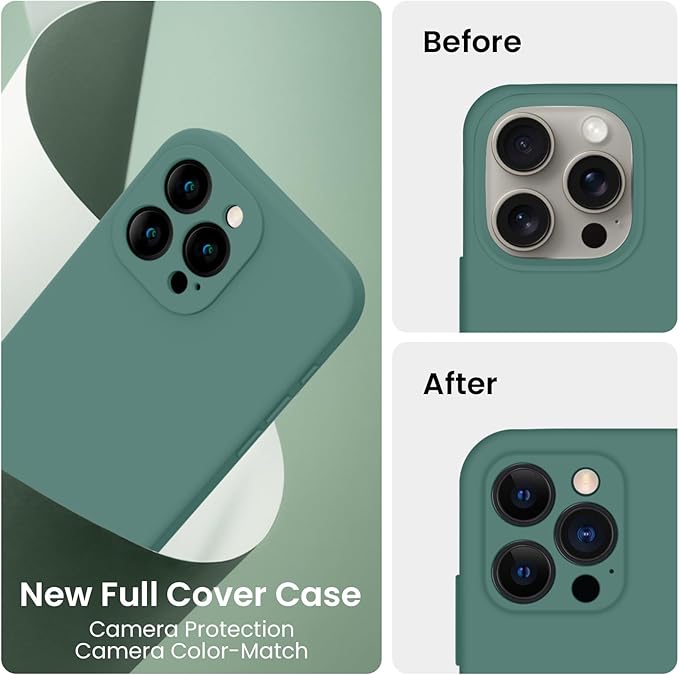 FireNova Designed for iPhone 15 Pro Max Case, Silicone Upgraded Phone Case with - Image 3