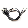 REXUS Black 2-Pack 3.5mm Y Splitter Stereo Audio Cable 4-Pole Male to 2 Female by REXUS