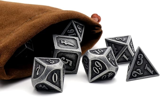 Metal Dice Set, HNCCESG Polyhedral D&D Dice - Image 6