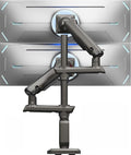 HUANUO Dual Monitor Arm for 13-49" Ultrawide Screens up to 40 lbs, Heavy Duty by HUANUO