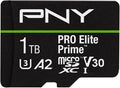 PNY 1TB PRO Elite Prime C10 U3 V30 A2 microSDXC Flash Memory Card – Ultra-Fast by PNY