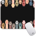 Square Mouse Pad Cute Cat Claw, Personalized Premium-Textured Custom Mouse Mat by Armanza