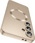 Magnetic for Samsung Galaxy S24 Plus Case Slim Soft Silicone Bumper Shockproof by LEKEVO