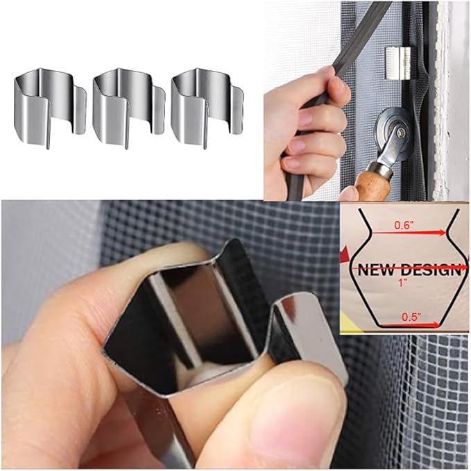 Windows Screen and Screen Door Repair Kit Including Steel/Nylon Roller - Image 6