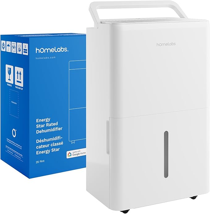 hOmeLabs 25 Pint Wi-Fi Dehumidifier by hOmeLabs