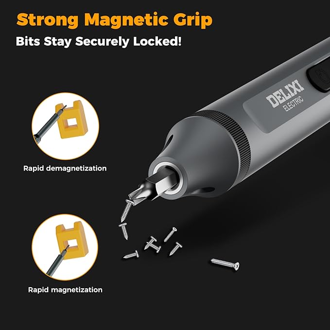 72 in 1 Electric Screwdriver Kit, 3.7V Dual-Head Precision Screwdriver Set - Image 6