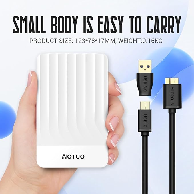Portable External Hard Drive Storage Expansion Mobile HDD USB 3.0 - Image 6