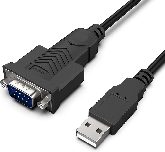 BENFEI USB to Serial Adapter, 6 Feet USB to RS-232 Male DB9 Serial Cable by BENFEI