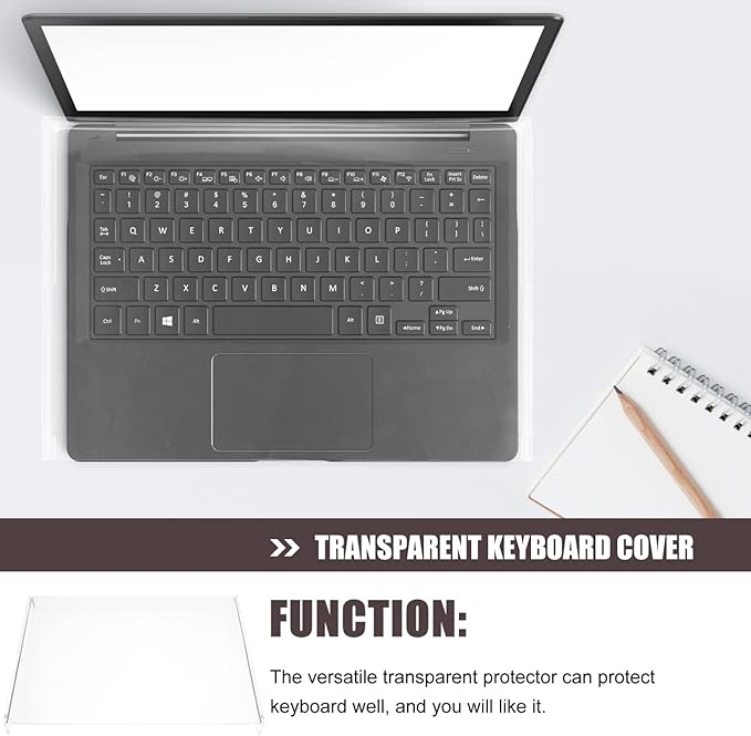 NOLITOY Acrylic Keyboard Dust Cover Waterproof Transparent Keyboard Protector - Image 9