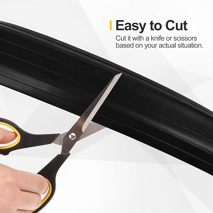 Floor Cable Cover 10Ft Heavy Duty PVC Floor Cable Protector Electric Cord Hider - Image 5